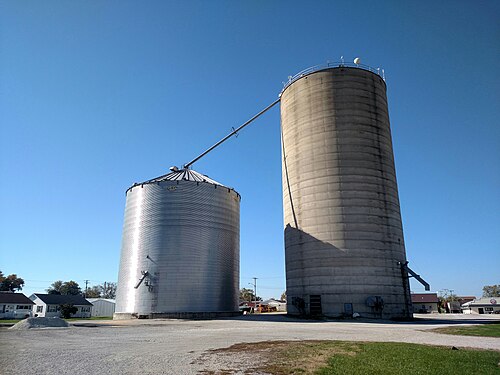 Grain silos, where dust can make the atmosphere explosive